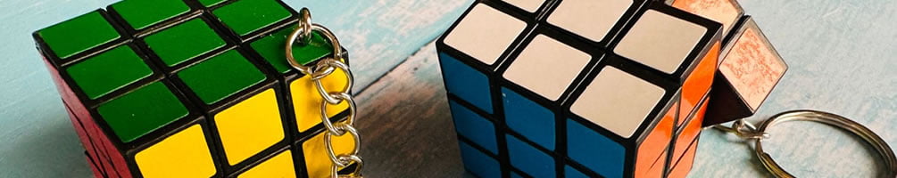Llaveros Cubo de Rubik